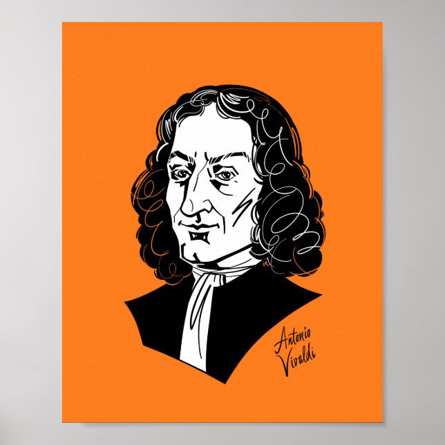 Antonio Vivaldi Poster (Front)