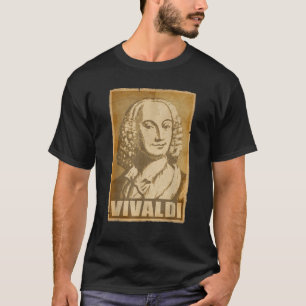Antonio Vivaldi Vintage Torn Poster T-Shirt
