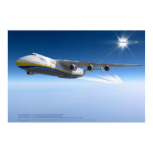 Antonov An-225 Mriya: Photorealistic 3D Art Poster