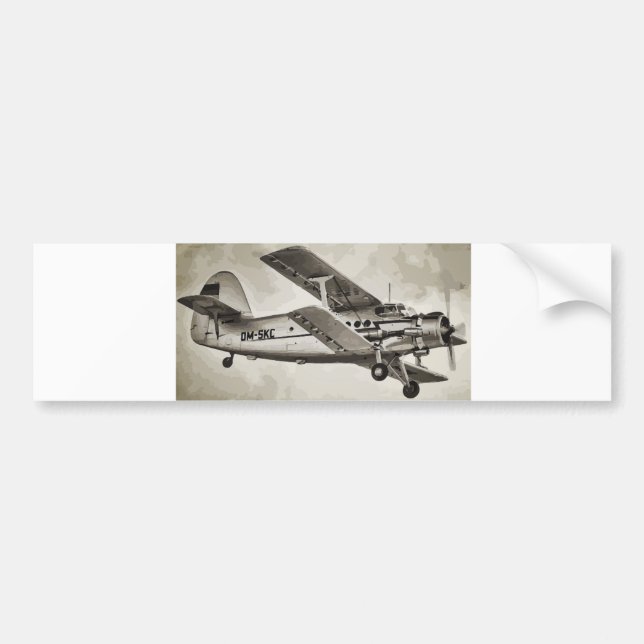 Antonov an-2 bumper sticker (Front)