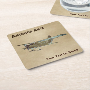 Antonov An-2 Glass Coaster