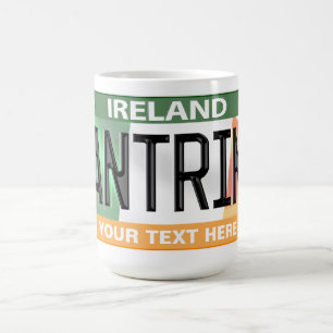 Antrim Ireland Custom License Plate Coffee Mug