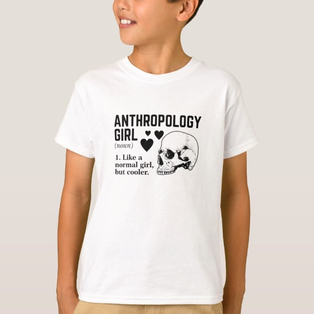 Antropology Girl Like a normal girl but cooler T-Shirt (Front)