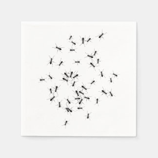 Ants all over napkin