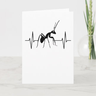 Ants Ant Keeping Insect Heartbeat Line Gift Card