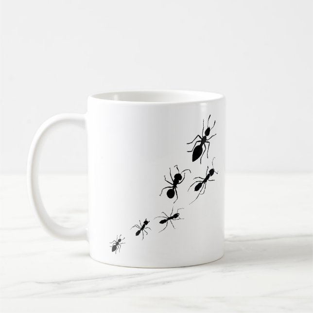 Ants in the House Go Marching Coffee Mug (Left)
