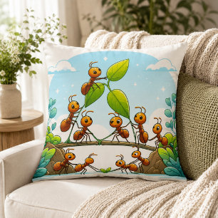 Ants in Wonderland Pillow