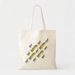Ants on a Log Celery Peanut Butter Raisins Tote Bag