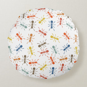 Ants Round Cushion