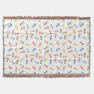 Ants Throw Blanket