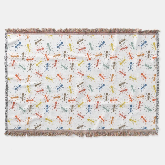 Ants Throw Blanket (Front)