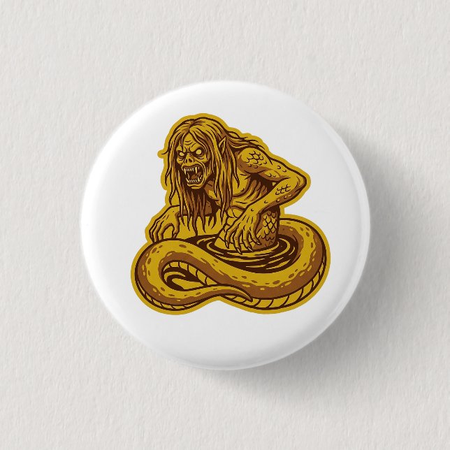 Antu Banyu 3 Cm Round Badge (Front)