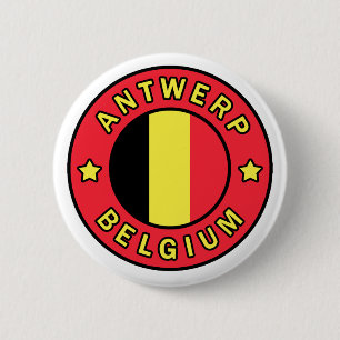 Antwerp Belgium 6 Cm Round Badge