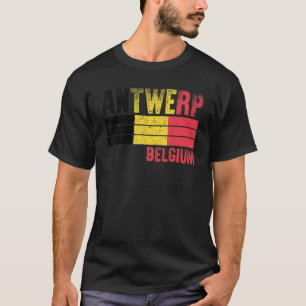 Antwerp Belgium Flag Belgians Mens Womens Kids T-Shirt
