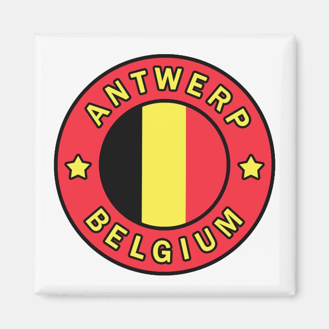 Antwerp Belgium Magnet (Front)