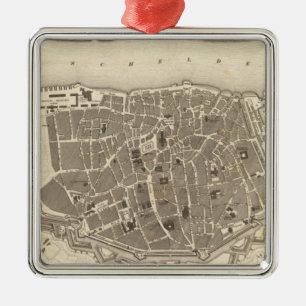 Antwerp, Belgium Metal Tree Decoration