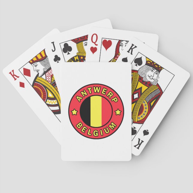 Antwerp Belgium Playing Cards (Back)