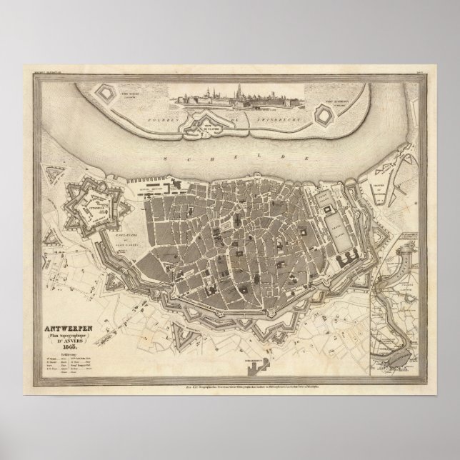 Antwerp, Belgium Poster (Front)