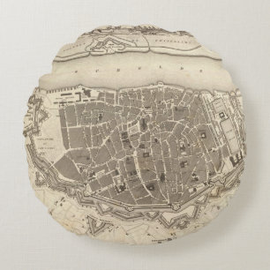 Antwerp, Belgium Round Cushion