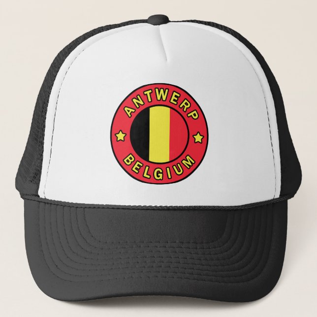 Antwerp Belgium Trucker Hat (Front)
