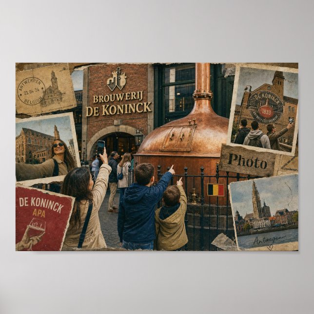 Antwerp Brewery Travel Keepsake Poster (Front)