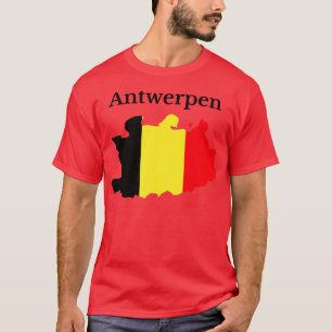 Antwerp Province Map Belgium T-Shirt