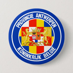 Antwerp Round Emblem 7.5 Cm Round Badge
