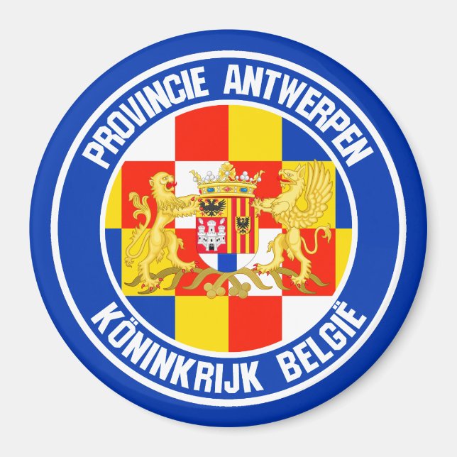 Antwerp Round Emblem Magnet (Front)