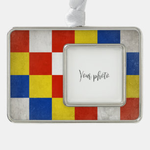 Antwerp Silver Plated Framed Ornament