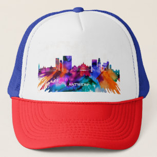 Antwerp Skyline Trucker Hat