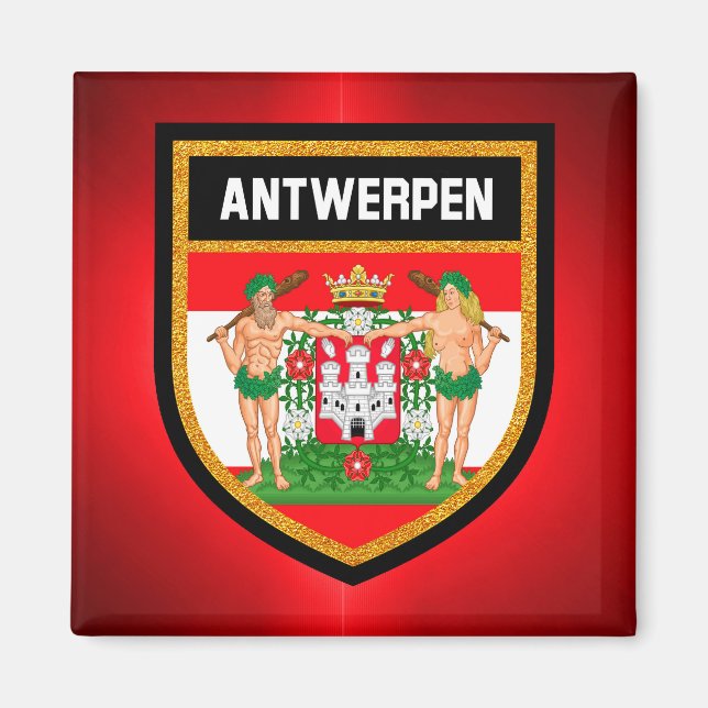 Antwerpen Flag Magnet (Front)