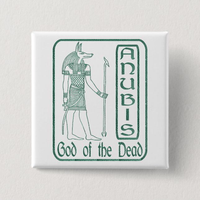 Anubis 15 Cm Square Badge (Front)