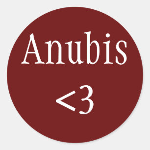 Anubis <3 sticker