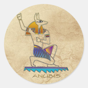 ANUBIS Ancient Egyptian God History Sticker Set