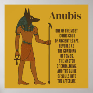 Anubis - Ancient Egyptian History Poster