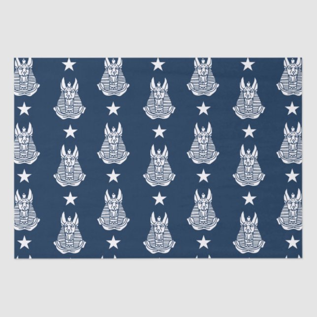 Anubis Ancient Egyptian Tissue Paper (Front)