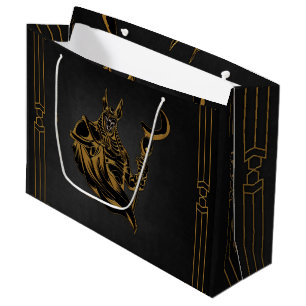 Anubis ancient of Egypt. Large Gift Bag