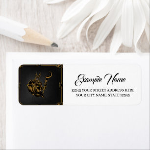 Anubis ancient of Egypt. Return Address Label