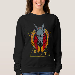 Anubis Art Anubis And Bastet Anubis Jackal Anubis  Sweatshirt