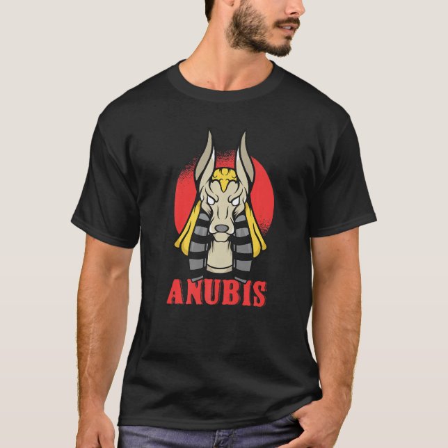 Anubis Cute Egyptologist Pyramids Egypt Souvenir S T-Shirt (Front)