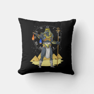 Anubis Egyptian God Ancient Ankh Mythology Cushion