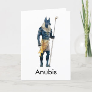 Anubis Egyptian God Card