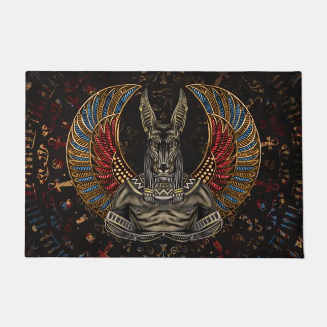 Anubis - Egyptian God Doormat (Front)