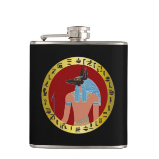 Anubis, Egyptian God Hip Flask