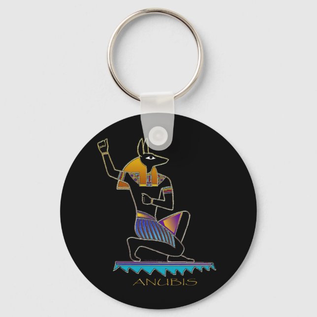 ANUBIS Egyptian God Key Ring (Front)