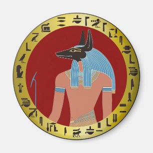 Anubis, Egyptian God Magnet