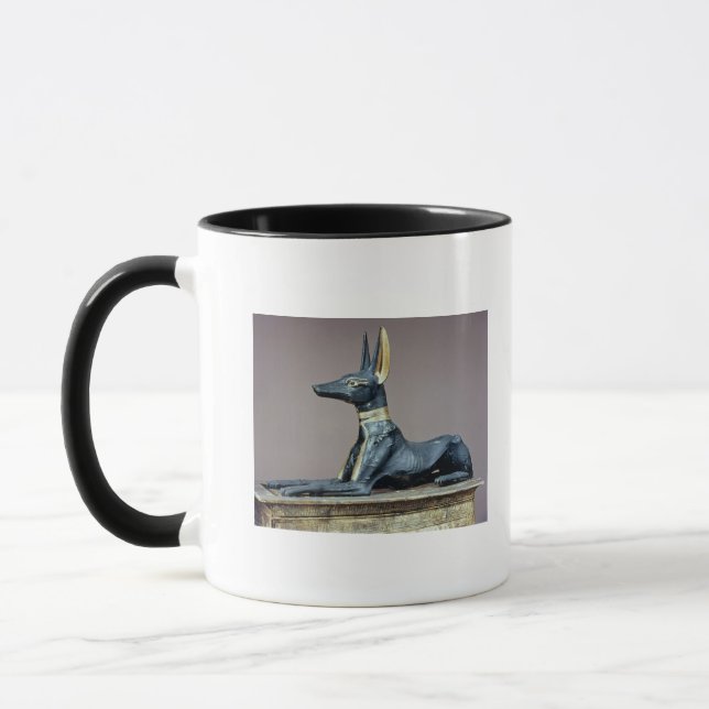 Anubis, Egyptian god of the dead from a chest Mug (Left)