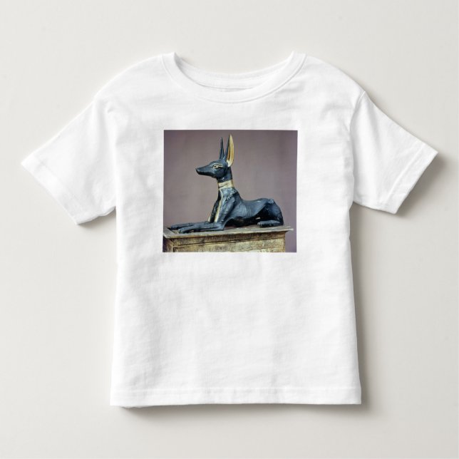 Anubis, Egyptian god of the dead from a chest Toddler T-Shirt (Front)