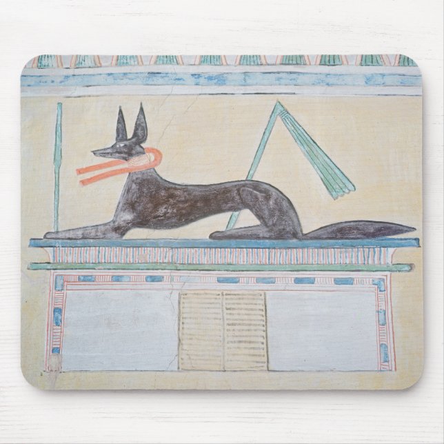 Anubis, Egyptian god of the dead Mouse Pad (Front)