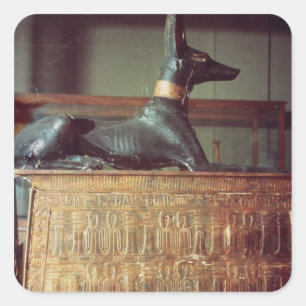 Anubis, Egyptian god of the dead Square Sticker